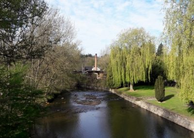 La Lesse au coeur du village de Chanly