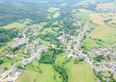 Le village vu du ciel