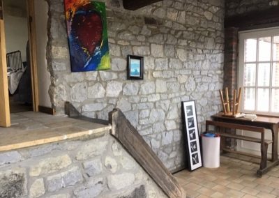 Pièce veranda - terasse supérieure